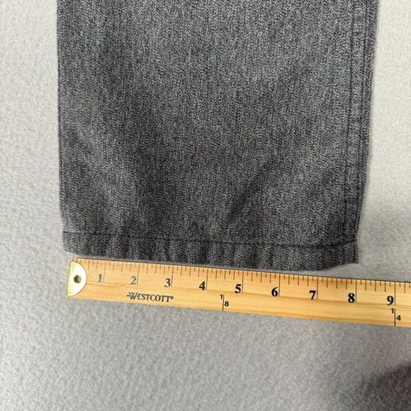 French Connection Summit Trouser‎ Womens 34 Black Melage Gray Straight Spiderman - Picture 11 of 14